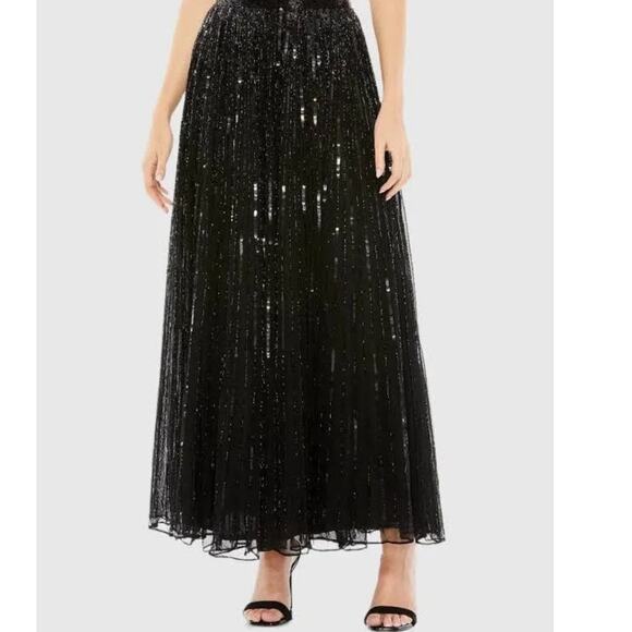 Mac Duggal Dresses & Skirts - NWT New Mac Duggal Sequin Embellished Chiffon Evening Skirt Women's Size S